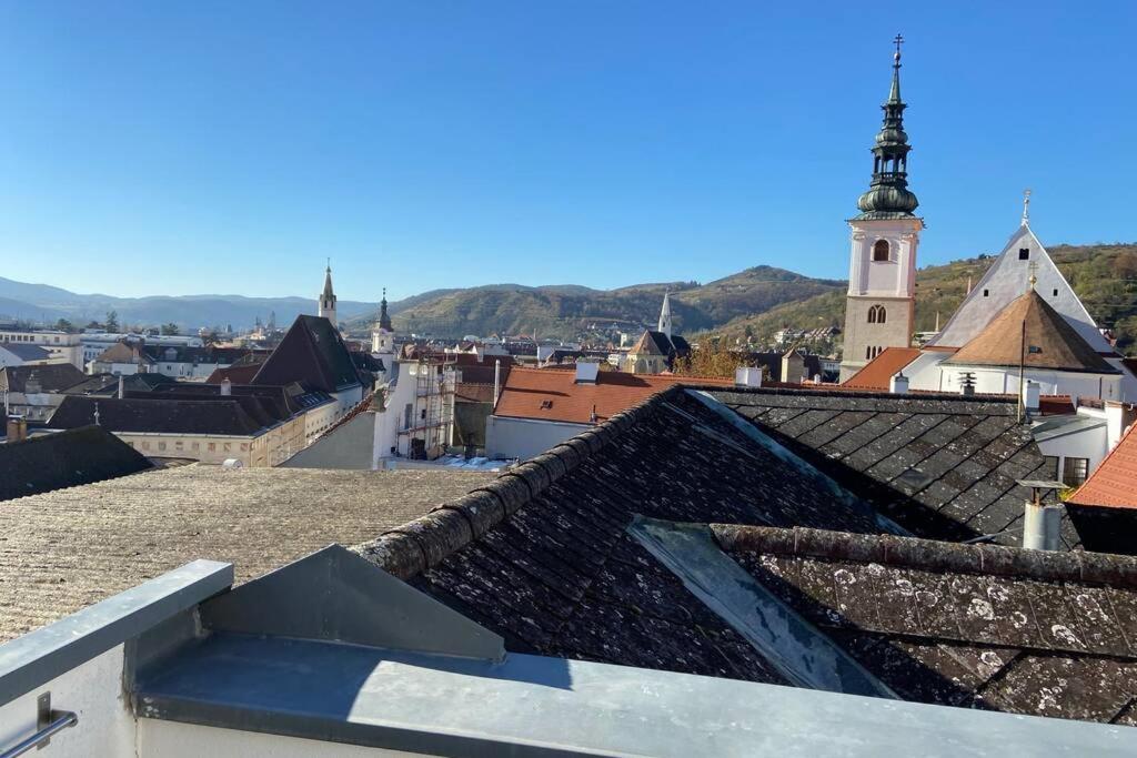 Deluxe Appartement über den Dächern von Krems Exterior foto
