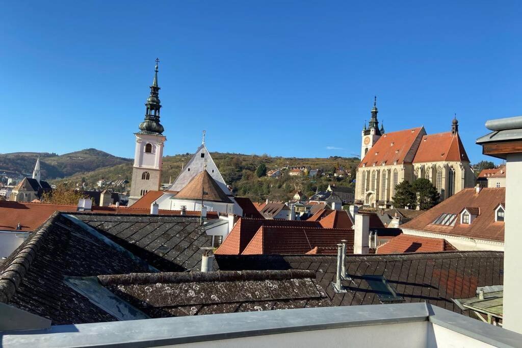Deluxe Appartement über den Dächern von Krems Exterior foto