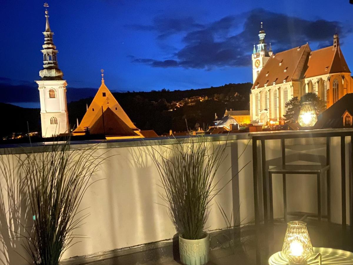 Deluxe Appartement über den Dächern von Krems Exterior foto