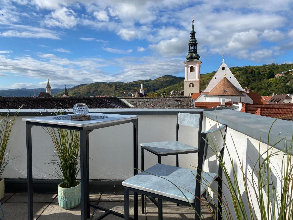 Deluxe Appartement über den Dächern von Krems Exterior foto