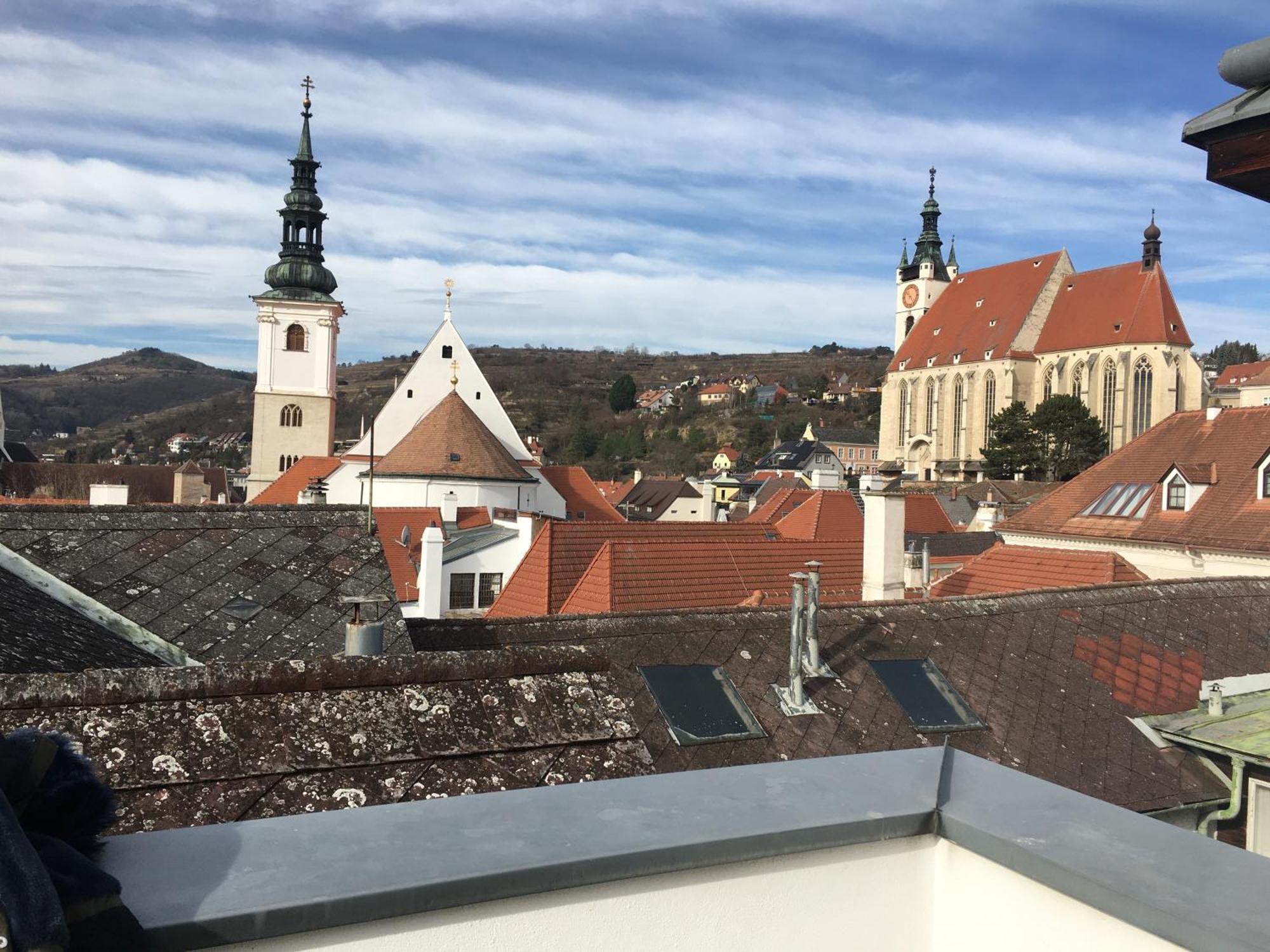 Deluxe Appartement über den Dächern von Krems Exterior foto