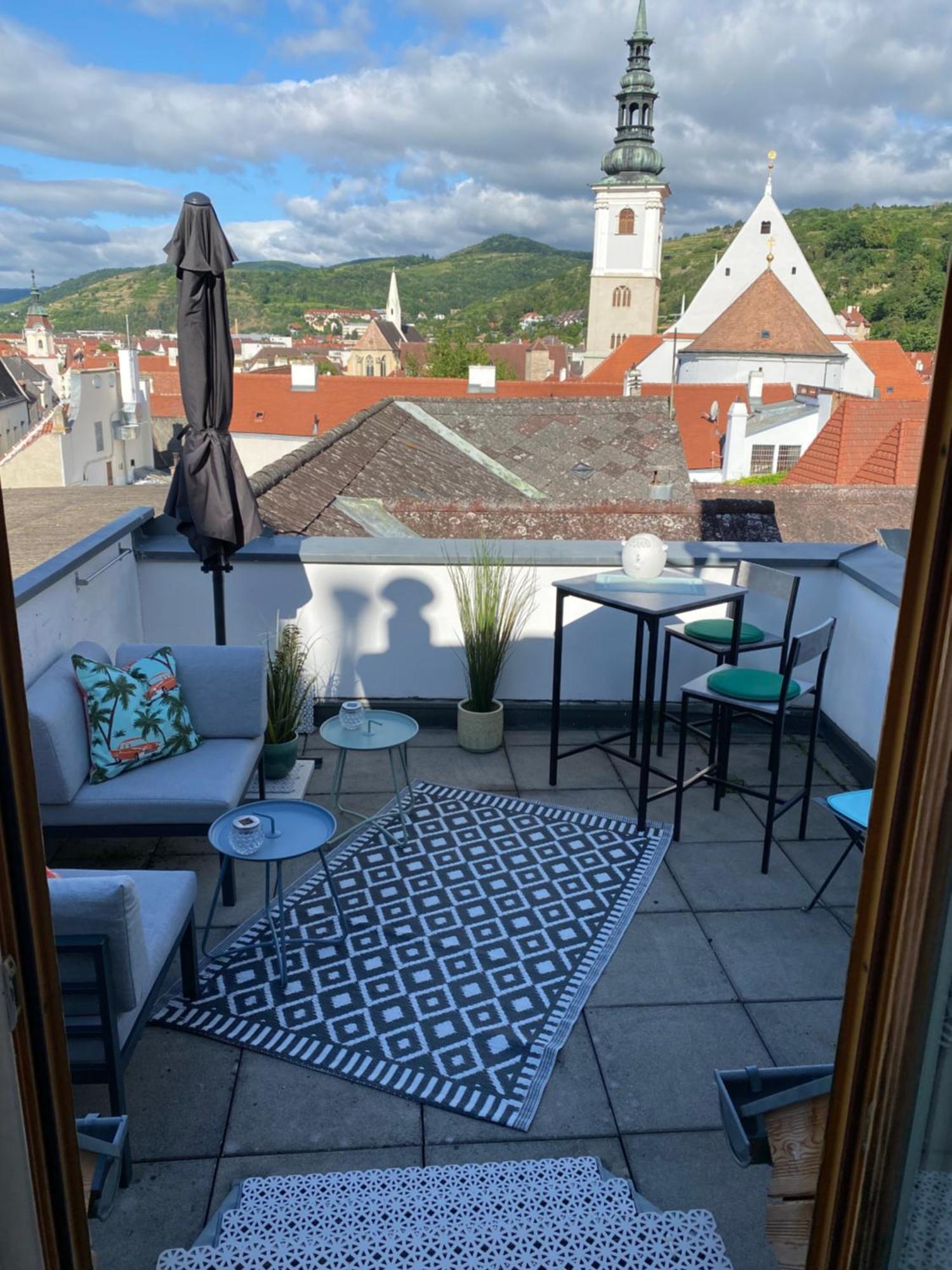 Deluxe Appartement über den Dächern von Krems Exterior foto